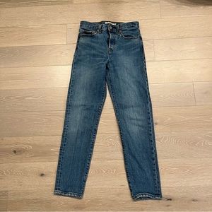 Levi’s Wedgie Icon Jeans - High Rise, Button Fly, Medium Blue, Size 25
